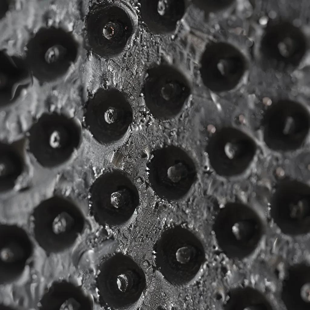 Close-up of ECO Bead insulation showcasing graphite-infused EPS beads